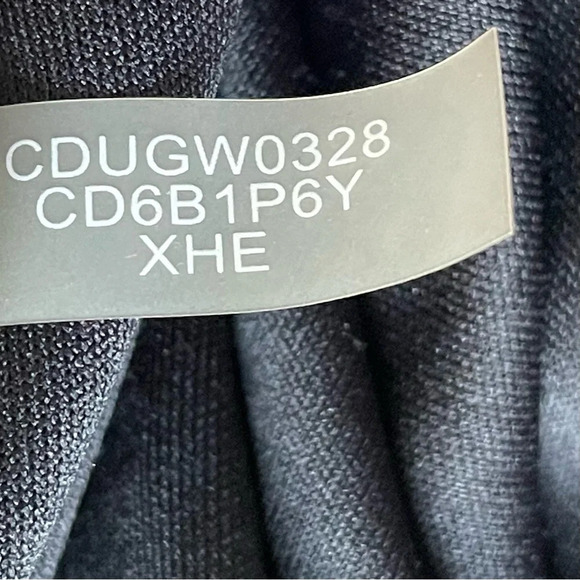 Calvin Klein Rhinestone Embellished Evening Gown/Black - 29703 - Picture 14 of 15